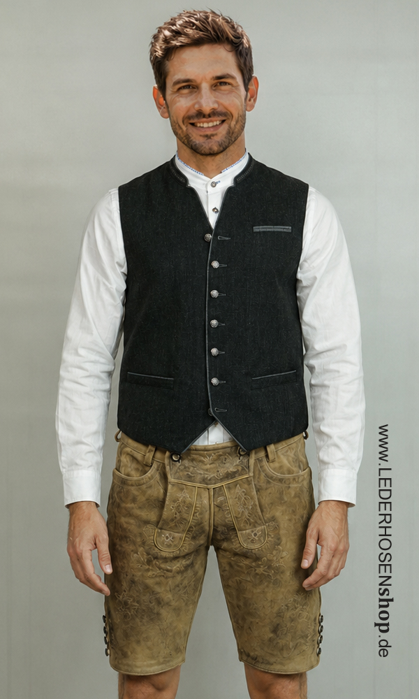 Hemd, Weste, Lederweste, Lederhose, Mieder,