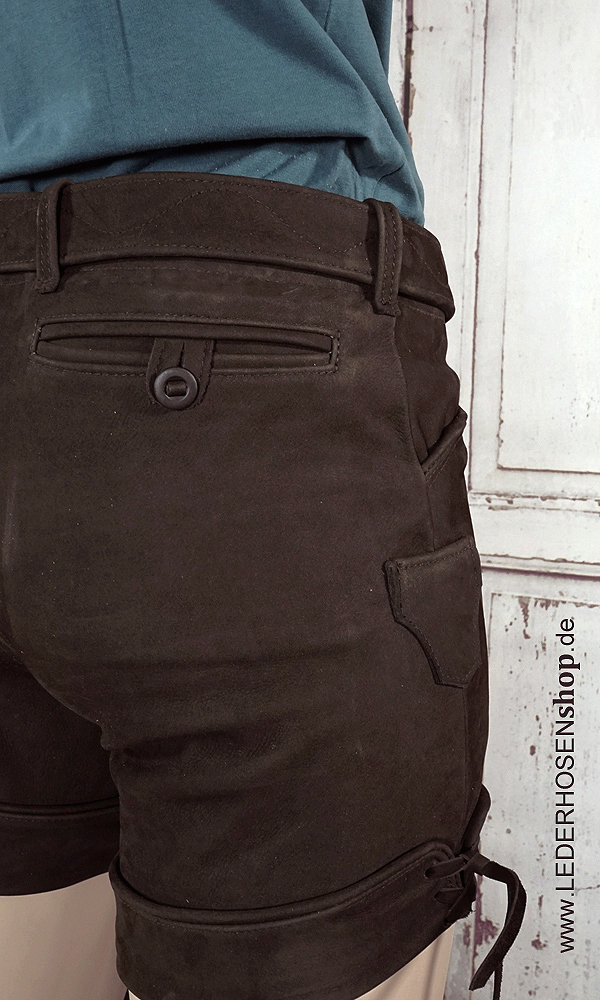 kurze shorts, damenshorts, dunkelbraun, cargo-short, tucherocket?, kurze hose, shorts, stachelverschluss, tasche, knie-länge, kurze Hose, schwarz, Cargo, Hüfttasche, Gürtel-Schlaufen, Bekleidung, Kurze Hosen, Hosen, Mantel, Jacke,