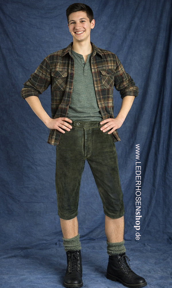 Hemdjacke, Plaid, Flanell, Henley, Shorts aus Kordel,