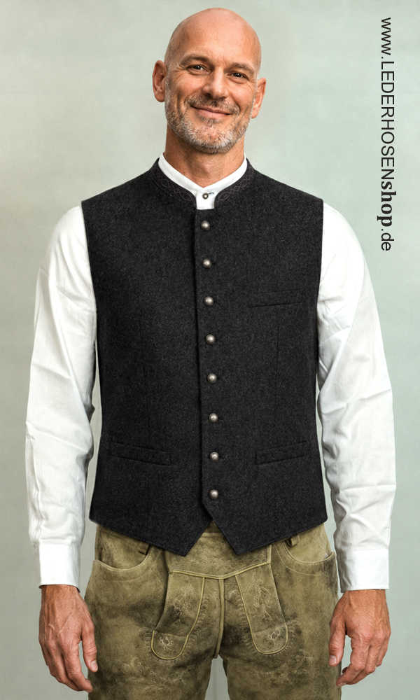 Weste, Knopfverschluss, Herrenmode, Wollstoff, Westenstil,