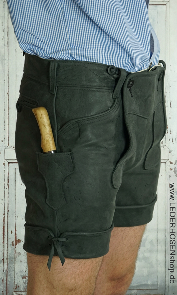 kurze Lederhose JimK. - Einzelstücke Gr.46 u. Gr.52
