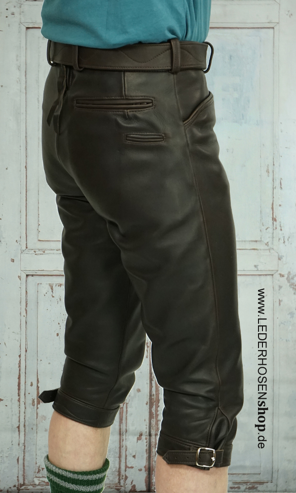Lederhose, Leder, Hose, Knöpfe?, Bund?,