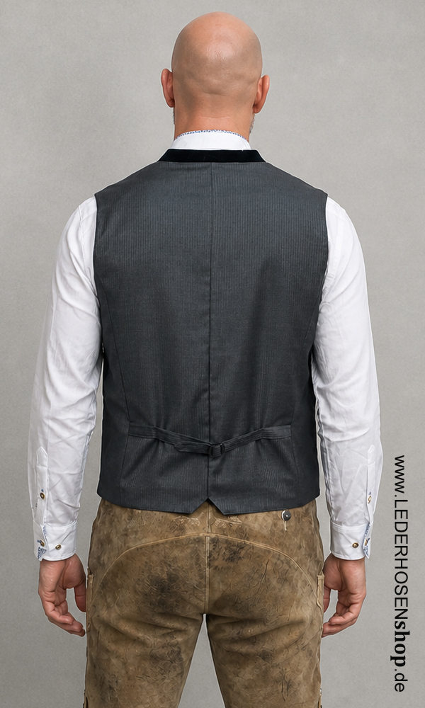 Gürtelrose?, Waistcoat, Weste, Rückenansicht, verstellbarer Gürtel,