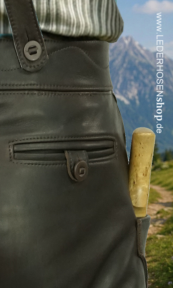 Urformhose aus kräftigem, weichen Glattleder
