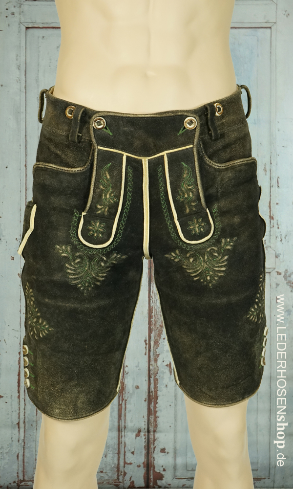 lederhose, lederhosen, herren, shorts, stickerei,